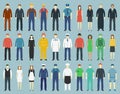 Profession People set. People avatar icons. Vector