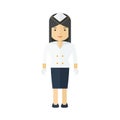 Profession ship stewardess