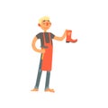 Profession Shoemaker Vector Illustration Royalty Free Stock Photo