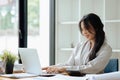 Professional Accountant Woman In Office Doing Accounting And Budget Royalty Free Stock Photo