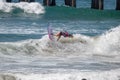 Caroline Marks competes in the US Open of Surfing 2018