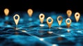Professional analyzing geospatial data for route optimization.