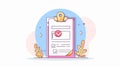 Professional Approved Document Icon for Assessment Related Graphics