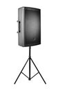 Professional audio speaker PA on the tripod Royalty Free Stock Photo