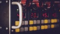 Professional preamp in studio Royalty Free Stock Photo