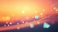 Professional background with subtle message and notification symbols