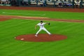 Professional baseball pitcher Royalty Free Stock Photo