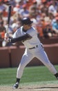 Professional Baseball player Will Clark up at bat, Candlestick Park, CA Royalty Free Stock Photo