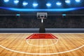Professional basketball court arena backgrounds Royalty Free Stock Photo