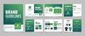 Professional Brand Guidelines Template Corporate Identity Kit with Mockup Vector Layout Design Royalty Free Stock Photo