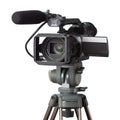 Professional camcorder Royalty Free Stock Photo