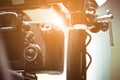 Professional camera equipment Royalty Free Stock Photo