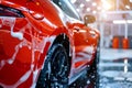 Professional car detailing services at expert vehicle wash station. Concept Car detailing, Expert Royalty Free Stock Photo