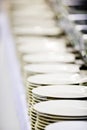 Professional catering dishes Royalty Free Stock Photo