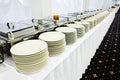 Professional catering dishes Royalty Free Stock Photo