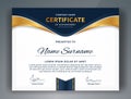 Professional Certificate Template Royalty Free Stock Photo