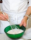 Professional chef hands Royalty Free Stock Photo