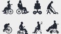 Professional Chronic Illness Icon for Disability Related Concepts Royalty Free Stock Photo