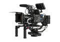 Professional cinema camera rig Royalty Free Stock Photo