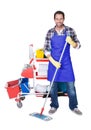 Professional cleaning service Royalty Free Stock Photo