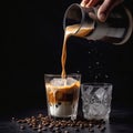 professional coffee preparation