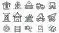 Professional Construction Icon Set for Creative Design Projects Royalty Free Stock Photo