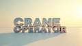 Professional crane operator skills highlighted during construction work
