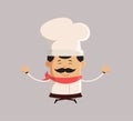 Professional Cute Chef - Doing Meditation