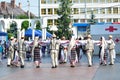 Professional dancers in folk costume from ,TÃÂ¢rgu Ji. 8