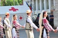 Professional dancers in folk costume from ,TÃÂ¢rgu Jiu. 2