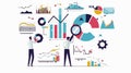 Professional Data Analyst Business Analysis Graph Chart Image for Adobe Stock Photos