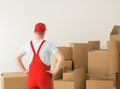 Professional delivery service Royalty Free Stock Photo