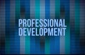 Professional development concept binary