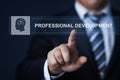 Professional Development Education Knowledge Training Business Internet Technology Concept Royalty Free Stock Photo