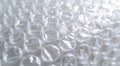 Professional digital art of bubble wrap texture background in translucent whites, playful diffused l Royalty Free Stock Photo