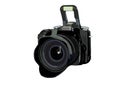 Professional DSLR camera Royalty Free Stock Photo