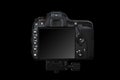 Professional digital camera with a large touch screen Royalty Free Stock Photo