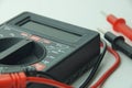 Professional digital multimeter close up Royalty Free Stock Photo