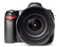 Professional digital photo camera Royalty Free Stock Photo