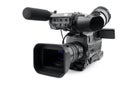 Professional digital video camera Royalty Free Stock Photo
