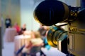 Professional digital video camera Royalty Free Stock Photo