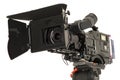 Professional digital video camera. Royalty Free Stock Photo