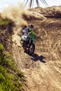 Professional dirt bike rider Royalty Free Stock Photo