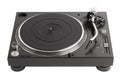 Professional dj turntable isolated on white Royalty Free Stock Photo