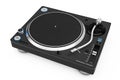 Professional DJ Turntable Vinyl Record Player. 3d Rendering