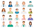 Professional doctor avatars