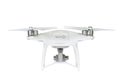 Professional drone on white background