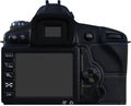 Professional DSLR Camera Display, Isolated, Back Royalty Free Stock Photo