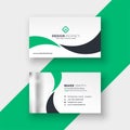 Professional elegant green business card design