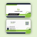 Professional elegent minimalist business card design template